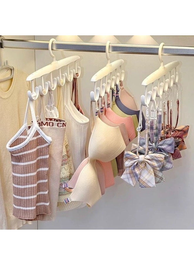 HOMESTAR 12-Hook Multi-Function Rotatable Hanger | Double-Sided Clothes Drying Rack | Underwear & Accessories Organizer | 180° Swivel Hook Design | Heavy Duty Plastic Construction | 15KG Weight Capacity | For Balcony/Bathroom/Bedroom | Space-Saving Storage Solution - Image 5