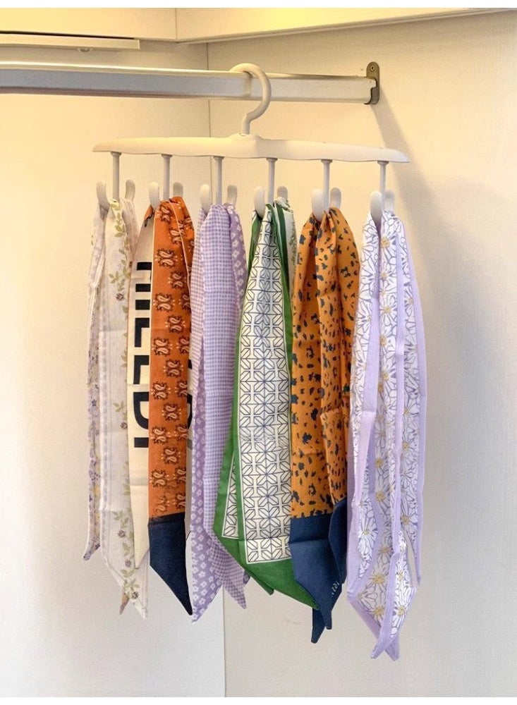 HOMESTAR 12-Hook Multi-Function Rotatable Hanger | Double-Sided Clothes Drying Rack | Underwear & Accessories Organizer | 180° Swivel Hook Design | Heavy Duty Plastic Construction | 15KG Weight Capacity | For Balcony/Bathroom/Bedroom | Space-Saving Storage Solution - Image 3