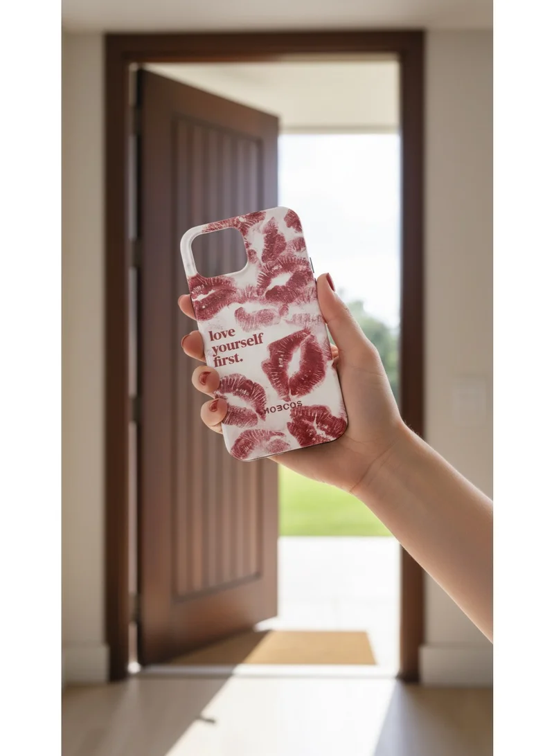 Mobcos iPhone 16 Pro Max Self Love Mobcos iPhone 16 Pro Max Self Love Premium Case Compatible with Hybrid Dual-Layer Hard Shell + Silicone Protection - Scratch-Resistant Shockproof Mobile Cover  | Best Price UAE