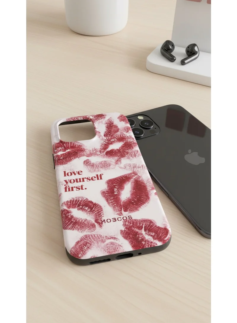 Mobcos iPhone 16 Pro Max Self Love Mobcos iPhone 16 Pro Max Self Love Premium Case Compatible with Hybrid Dual-Layer Hard Shell + Silicone Protection - Scratch-Resistant Shockproof Mobile Cover  | Best Price UAE