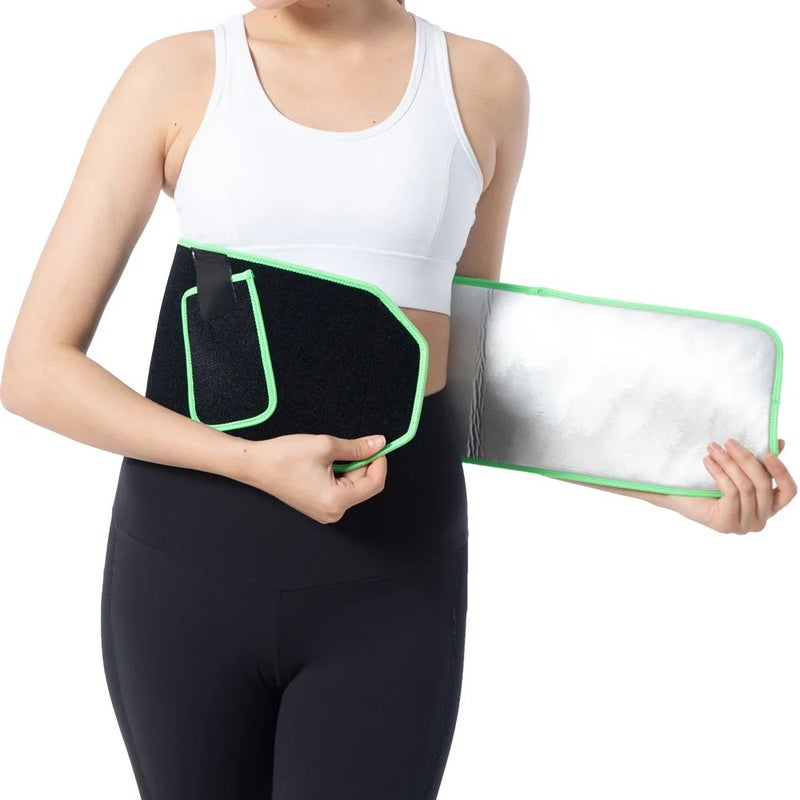 Bluejw Neoprene Waist Trimmer Belt for Women & Men - Waist Trainer Slimming Belt with Phone Pocket - Image 5