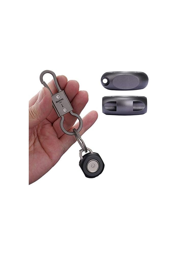 MecArmy USB Type-C Rechargeable Flashlight CPL2 Keychain Light 300 Lumens - Image 2