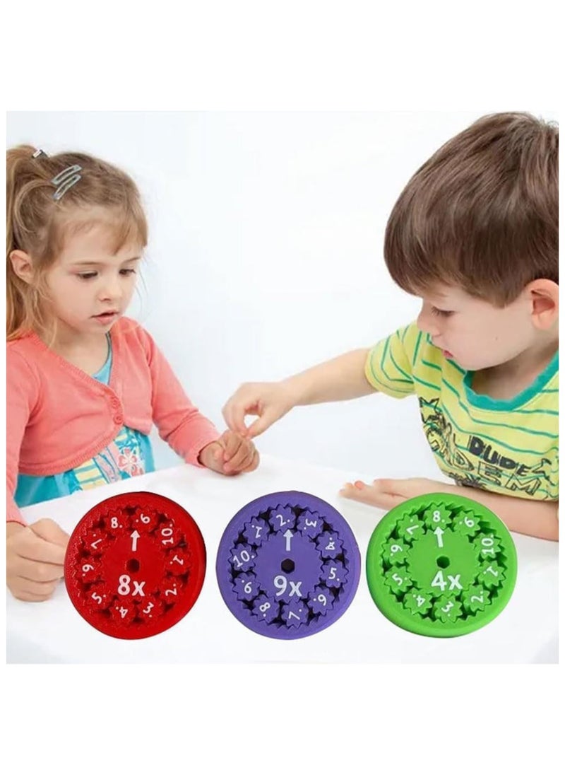 null - Math Fidget Spinners, Math Fact Fidget Spinners, Addition and Subtraction/Division and Multiplication on One Fidget Number Fidget Toy, Fidget Learning Math Game Toy, Relieves Stress (C) - Image 1