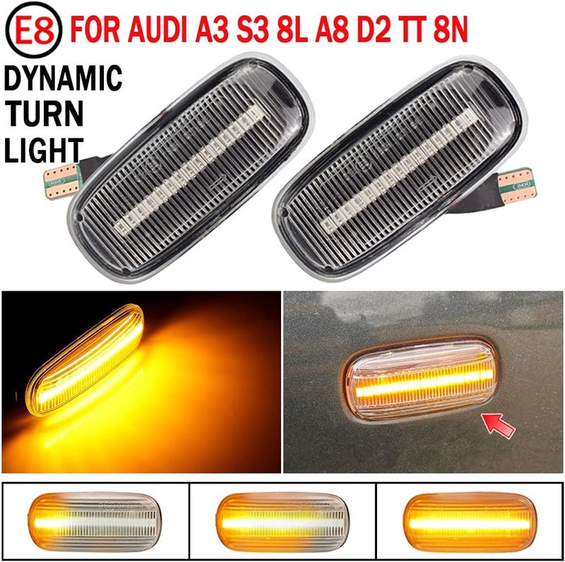 QASULER Car Dynamic Turn Signal Light Set - Image 5