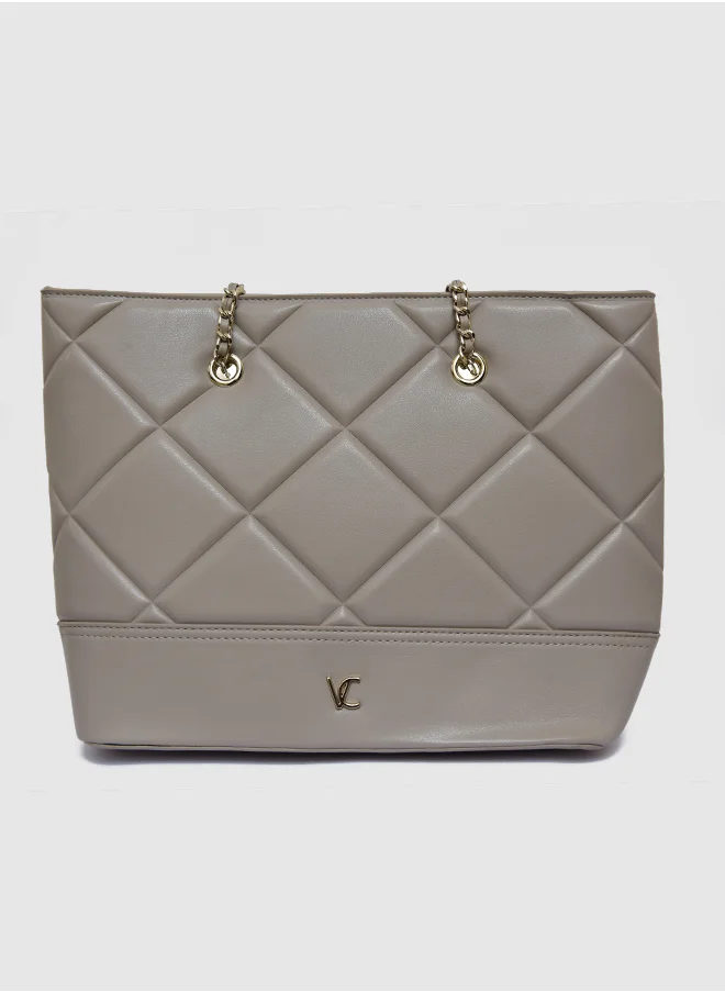 Vincci Quilted Tote Bag