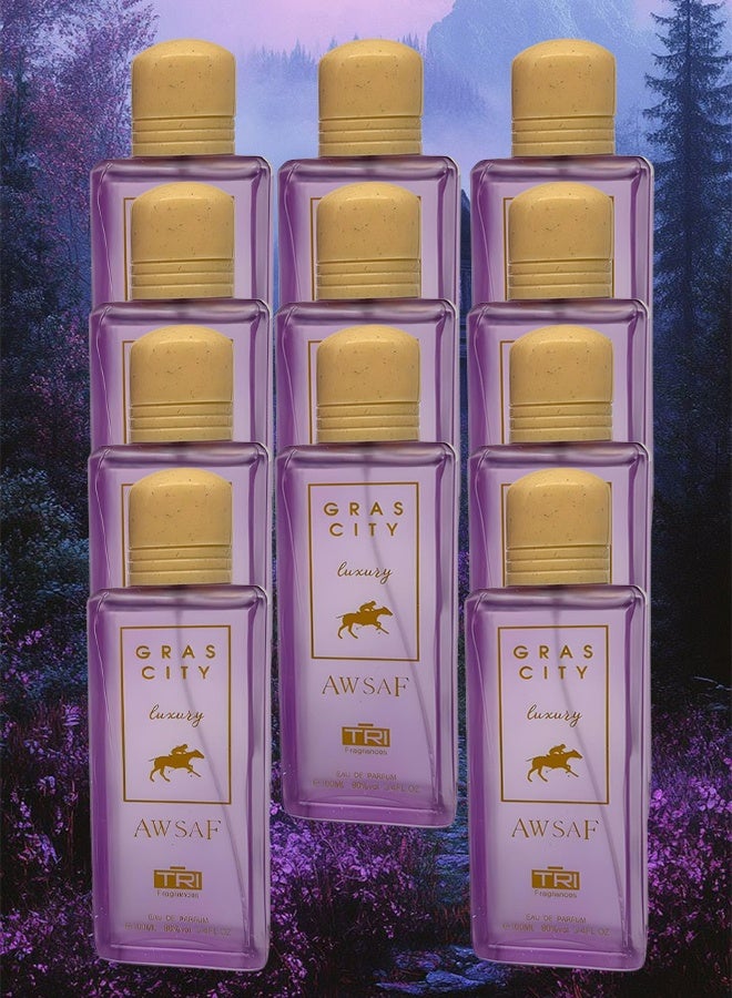 تي أر آي 11 قطع عطر أوصاف جراس سيتي الفاخر للنساء 100 مل - Image 1