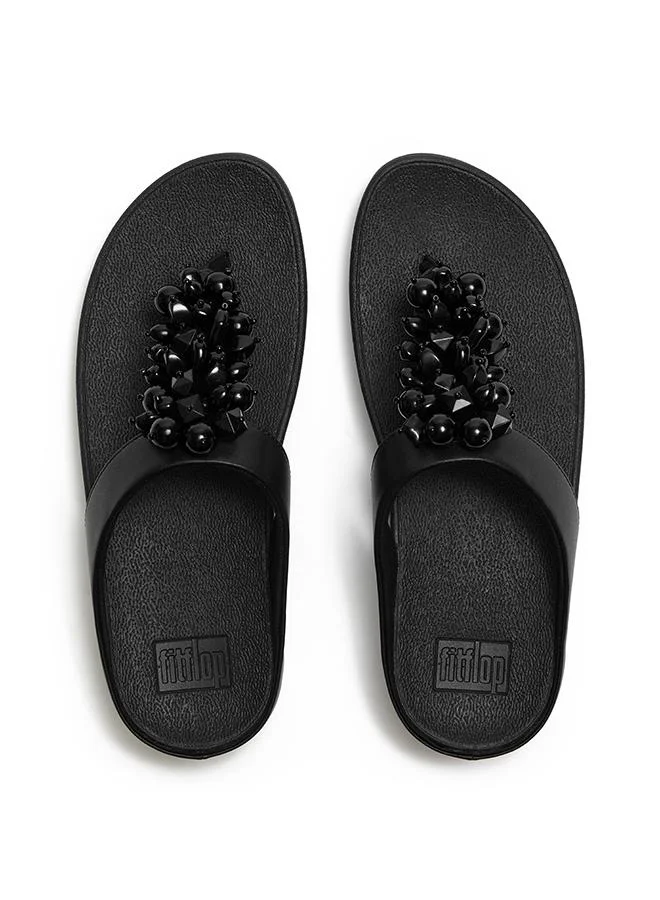 فيت فلوب FINO BEAD-CLUSTER TOE-POST SANDALS