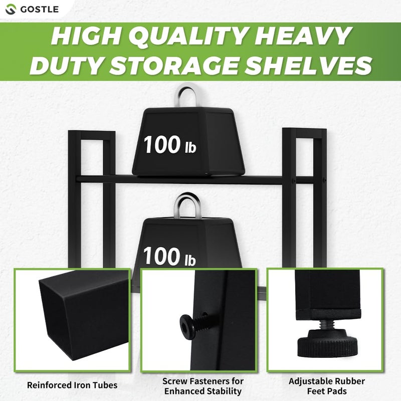 gostle 3D Printer Filament Storage Rack, Heavy-Duty 5-Tier Organizer for 3D Printing Spools, Large Capacity Holder for 3D Printing Rolls - Image 4