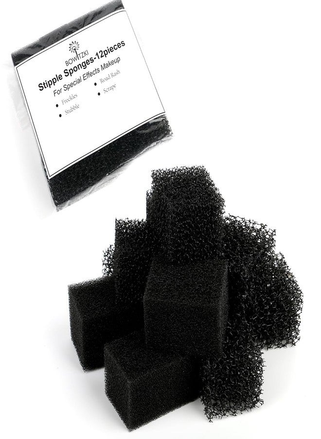 Bowitzki Stipple Sponges-12 pieces, Special Effects Makeup Sponges for Texture, Beard, Freckle,sfx makeup Halloween makeup - Image 3