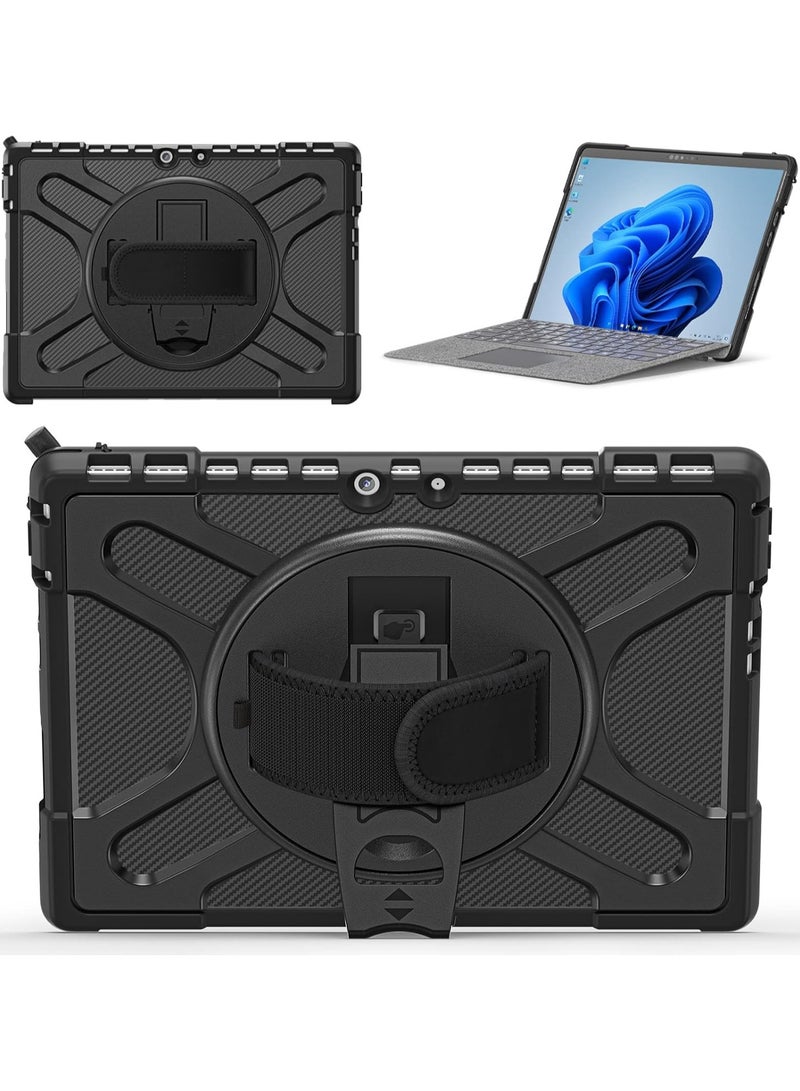 general Surface Pro 8 Case 13 inch 2021 Protective Case,Heavy Duty Protective Cover with 360 Degree Rotating Stand/Hand Strap - Image 1