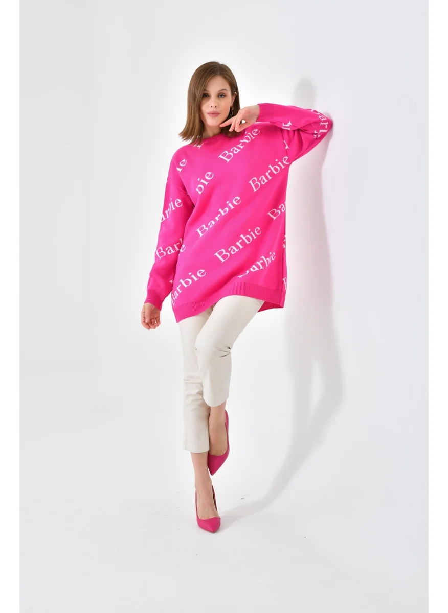 Garmi Ftz Women Barbie Sweater Fuchsia