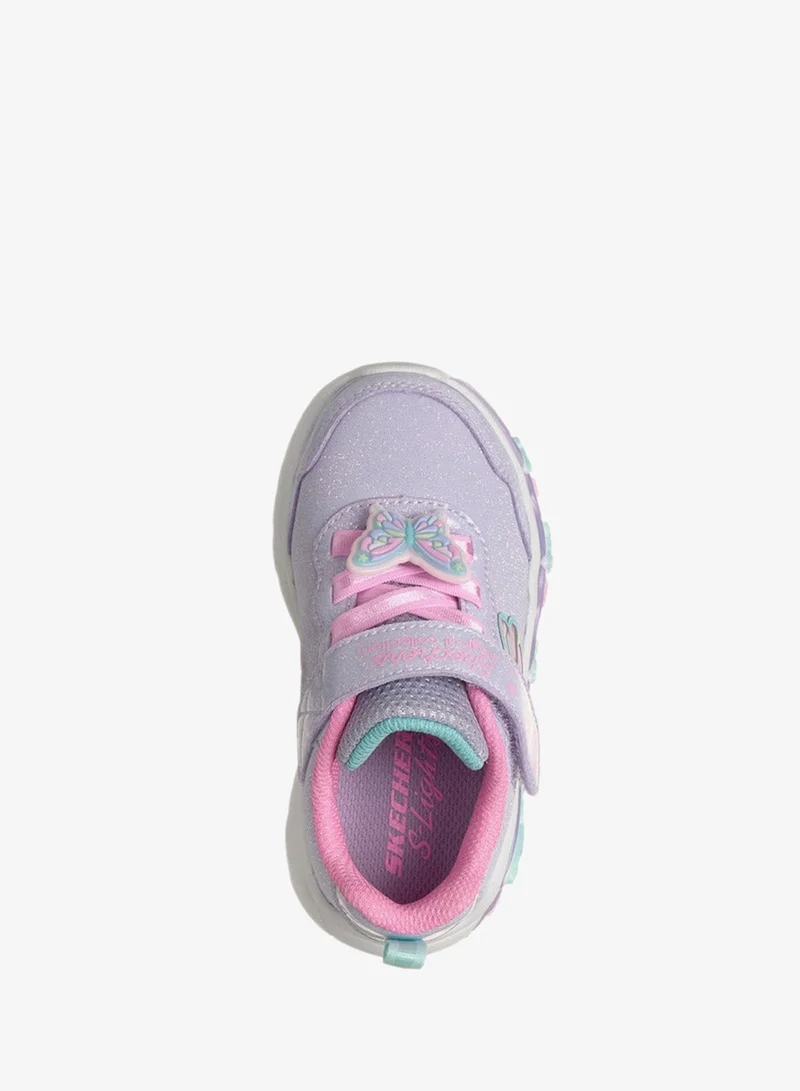 SKECHERS Girls Lil Butterfly Bliss Hook & Loop Sneakers