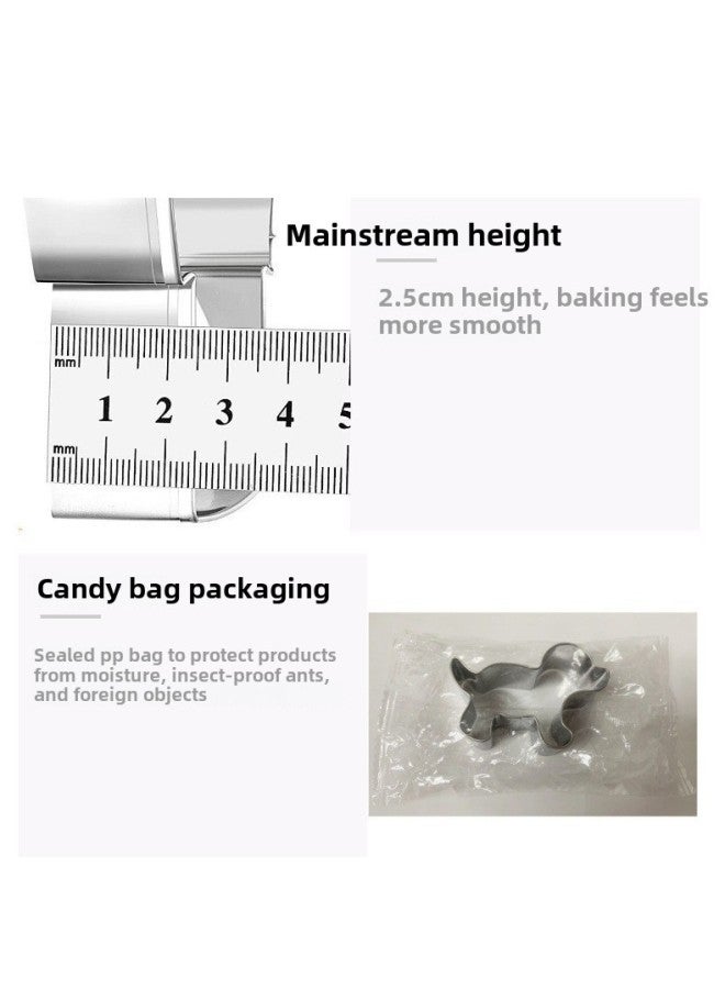 Rugby Cookie Mold Stainless Steel Baseball Football Basketball Shoes Flip Cake Mold Baking Tools Cookies-Specifications:Sports Shorts-Color:Silver Gray - Image 3