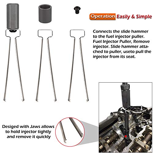 Yoursme Fuel Injector Remover Tool for Ford & Volvo 1.0L 1.5L 1.6L 1.8L 2.0L 2.3L 2.7L 3.5L Replace OE# 310-206, 9997410 - Image 3