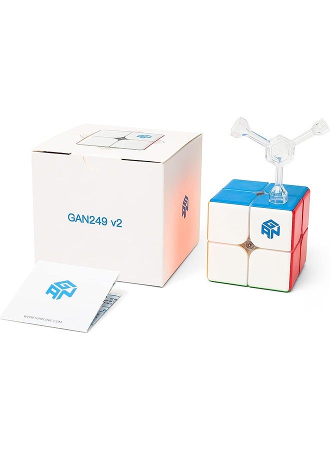 GAN 249 V2, 2x2 Speed Cube Gans Mini Cube Puzzle Toy 2x2x2 Magic Cube 49mm  - Image 3