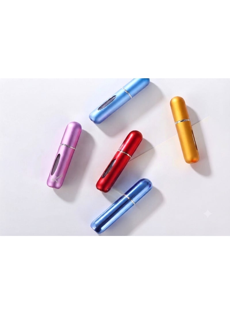 Small refillable perfume spray bottle, 5 pieces - Image 1