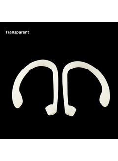 Generic Suitable For Air Pods Anti-lost Ear Hanging Apple Bluetooth Headset Sports Anti-lost Wireless Ear Hanging Silicone Ear Hanging-Color:Transparent Left And Right Pair (naked)-Model:General  - Image 1