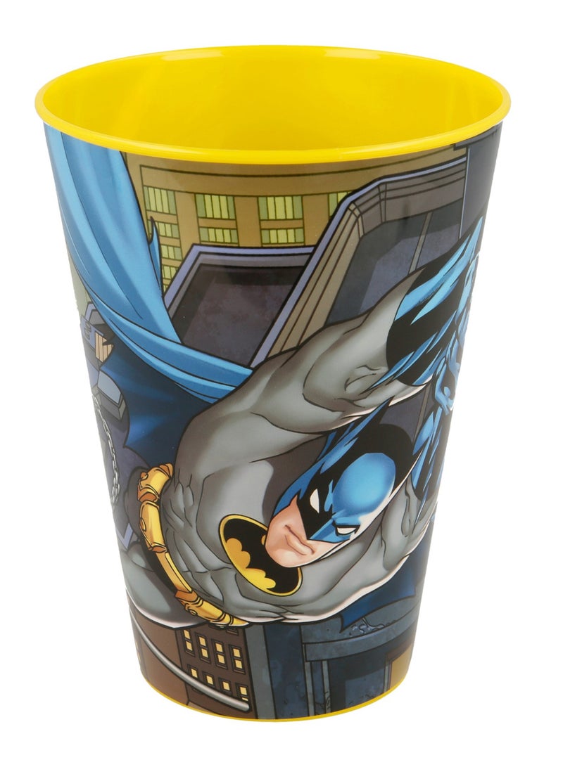 Stor Batman Easy Tumbler for Kids – 430ml BPA-Free Leakproof Drinking Tumbler with Easy Grip Design, Lightweight Durable School Water Bottle for Daily Hydration, Travel & Outdoor Use - Image 1