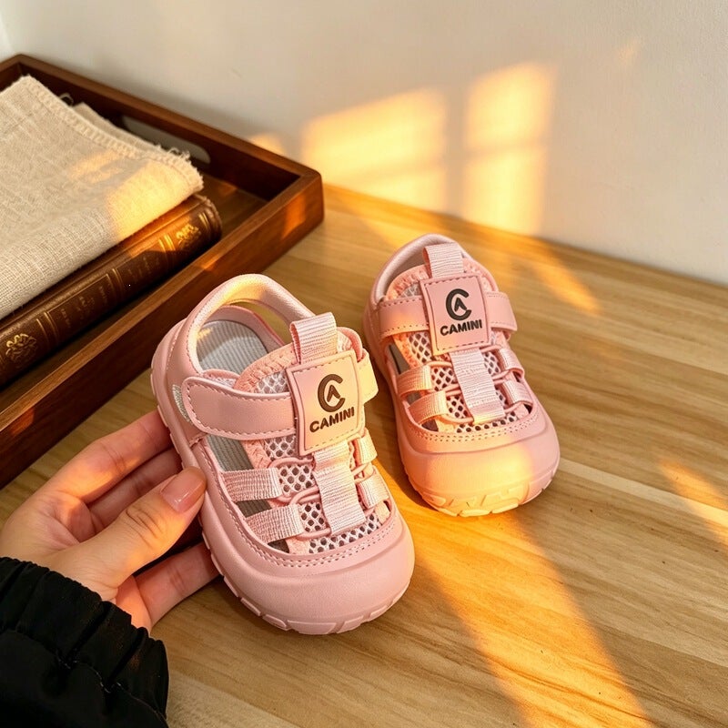 Mesh Sneakers Lightweight Flexible Sole Walking Shoes For Kids Indoor And Outdoor Activities - Image 3