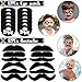 CHRIMISS Pirate Party Favors 96PCS Supplies with Gold Coins Gems Keychains Bracelets Eye Patches Mustache Tattoos for Birthday Party Goodie Bags - Image 4