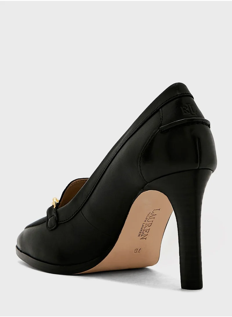 Lauren Ralph Lauren Burnished Calf Ankle Boots