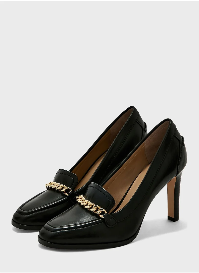 Lauren Ralph Lauren Burnished Calf Ankle Boots