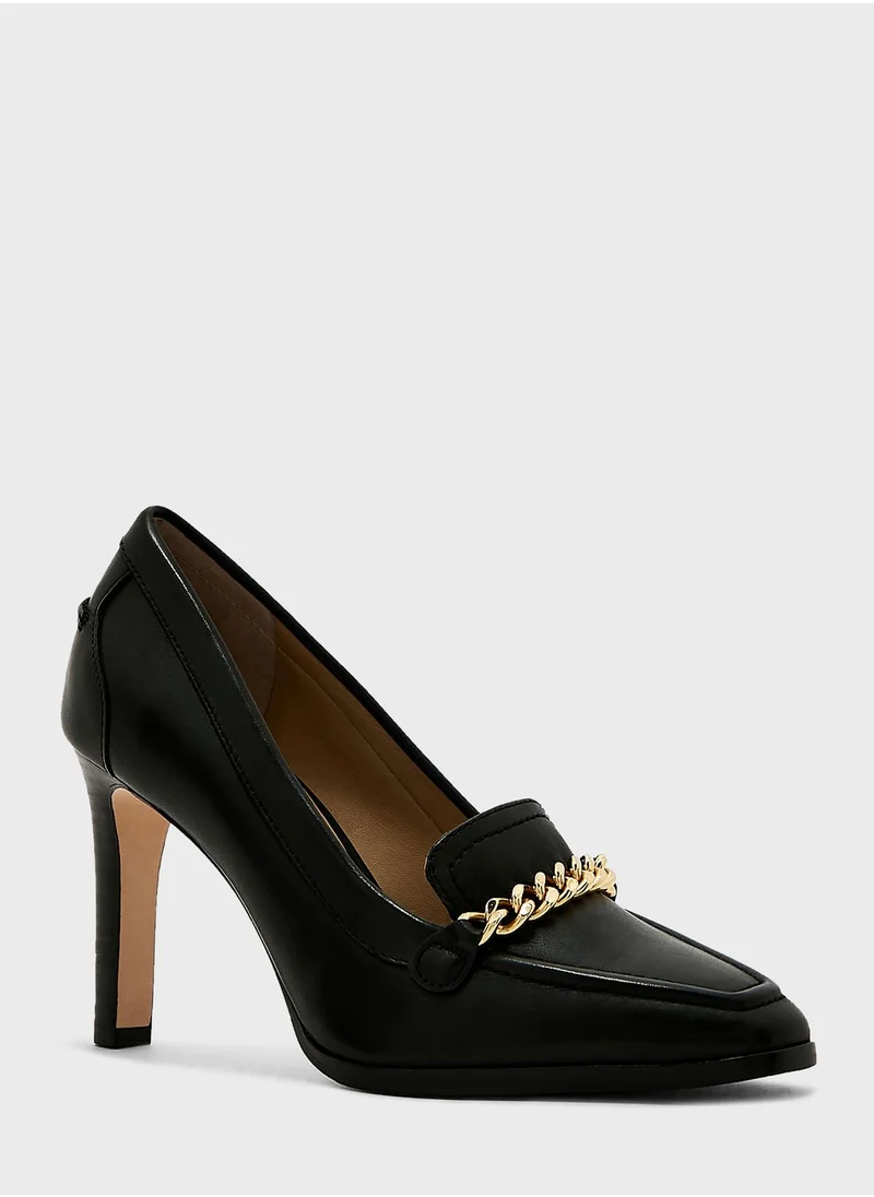 Lauren Ralph Lauren Burnished Calf Ankle Boots