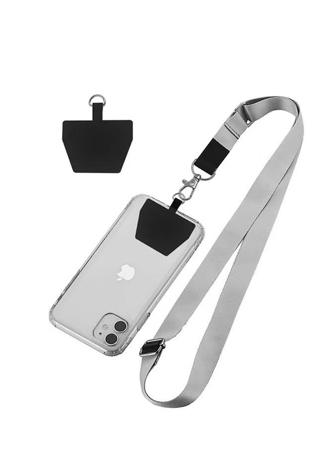 X-level Phone Lanyard, Adjustable Around Neck Lanyard & Wrist Strap Tether Keychain With 1 Sticky Pads, Compatible for All Smartphones iPhone 15/14/13/12 Pro Max  - Image 1