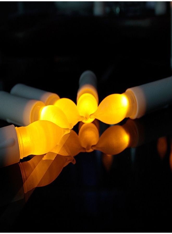 Loquat Electronic candle lamp with regular warm white flashing 17 * 2CM - Image 1