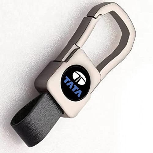 Greenworld Scratch proof Fob Key Heavy Duty Keychain Compatible With Nexon/Harrior/Punch/Tiago/Tigor/Altros/Safari/AND all Ta-ta Model Car (silver) - Image 1