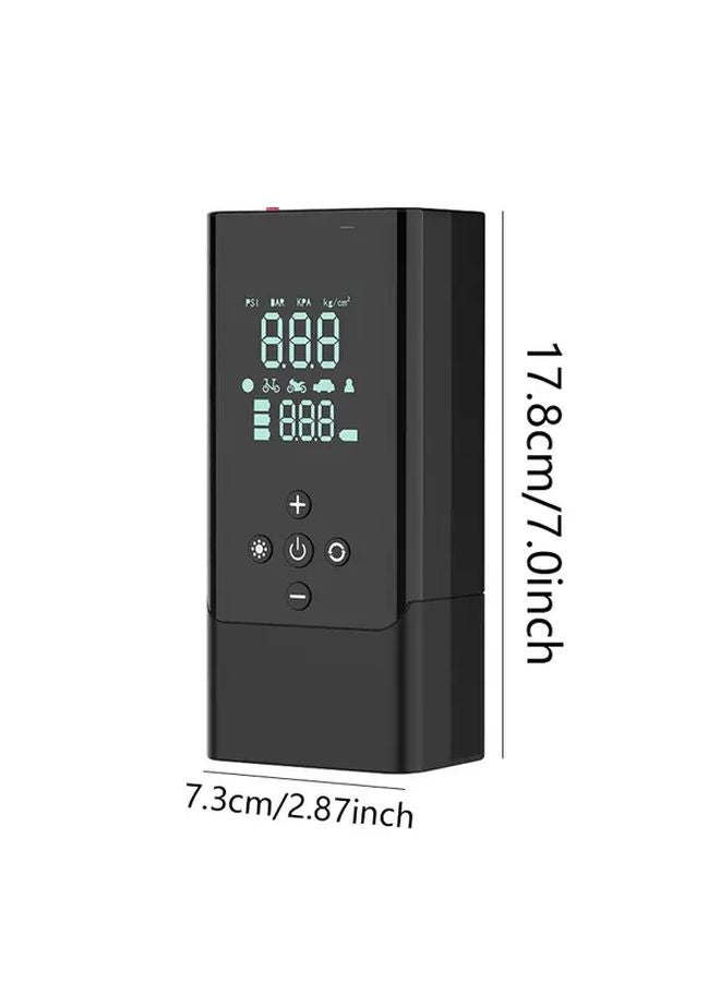 Black 9 In 1 Car Jump Starter With Air Compressor 150PSI Tire Inflator Flashlight - Image 4