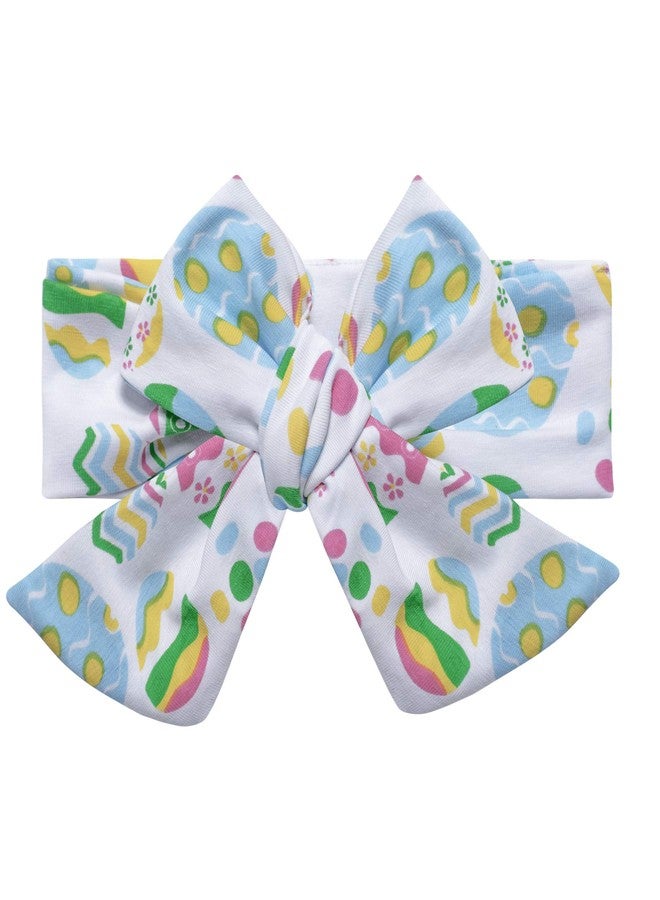 Okbebe My First Easter Baby Girls' Eggs Printed Outfit Set Romper Cute Pants with Headband (0-3 Months) - Image 4