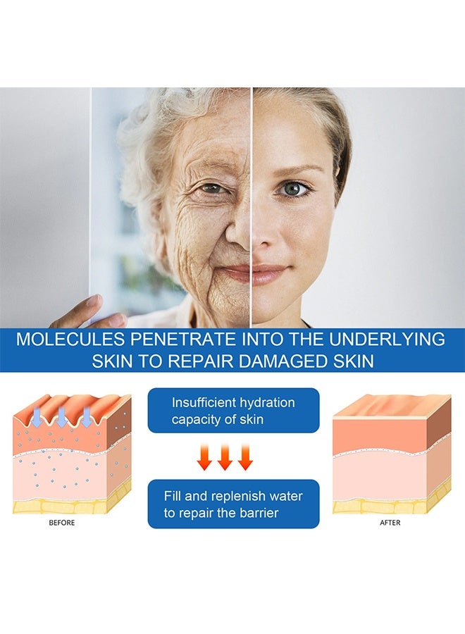 Hoygi Blue Copper Peptide Firming & Rejuvenating Serum Hydrating Anti-Aging Face Essence for Fine Lines, Wrinkles & Dull Skin – Suitable for All Skin Types 30ML - Image 5