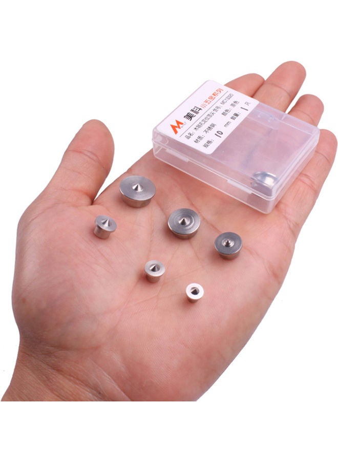 NIBEMINENT 6-Piece Round Locators Silver - Image 3