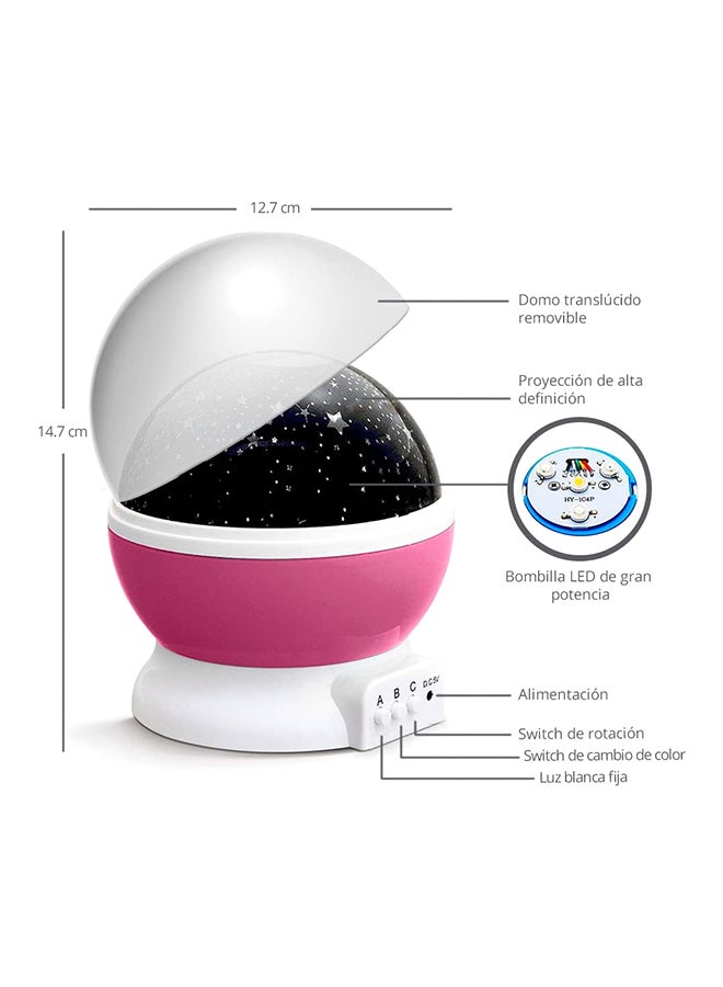 مصباح بروجيكتور LED دوار ستار مون نايت سكاي كوزموس للأطفال - متعدد الألوان - Image 5