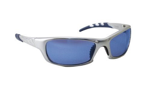 SAS GTR Safety Glasses - Silver Frame - Ice Blue Mirror Lens - Polybag - Image 5