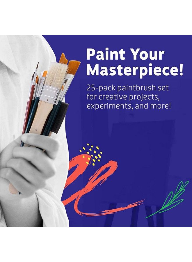 Artlicious Paint Brushes Acrylic Paint Set And Detail Paint Brushes For Kids Use With Craft Watercolor Oil Gouache Paints Face Art Washable Paints Miniature Detailing And Rock Painting - Image 4