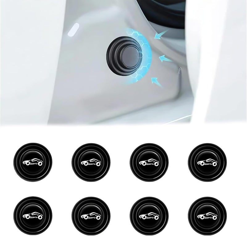 ARKZO Car Shock Absorber Door Protector Rubber Pads Guard Accessories Car Gadgets for Enhanced Door Protection Compass, Wrangler, Meridian, S90, XC60, XC40, Hector, Astor, Gloster - Image 1