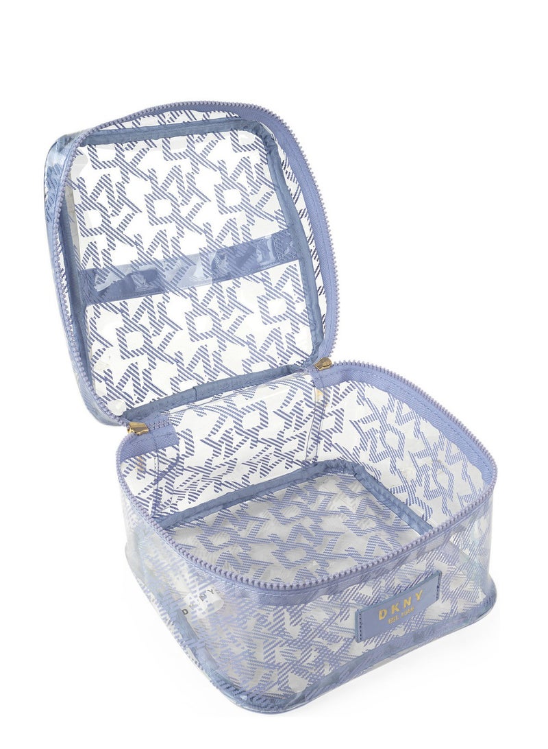 دكني حقيبة مستحضرات التجميل لوسيد دريم ترين من دي كيه إن واي، حقيبة مكياج للسفر صغيرة، حقيبة تخزين صغيرة خفيفة الوزن لمستحضرات التجميل، حقيبة مكياج صغيرة، حقيبة أدوات الزينة للسفر - Image 3