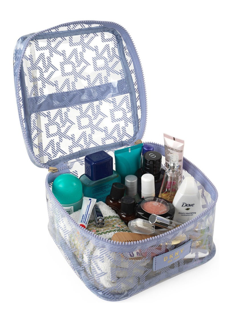 دكني حقيبة مستحضرات التجميل لوسيد دريم ترين من دي كيه إن واي، حقيبة مكياج للسفر صغيرة، حقيبة تخزين صغيرة خفيفة الوزن لمستحضرات التجميل، حقيبة مكياج صغيرة، حقيبة أدوات الزينة للسفر - Image 2