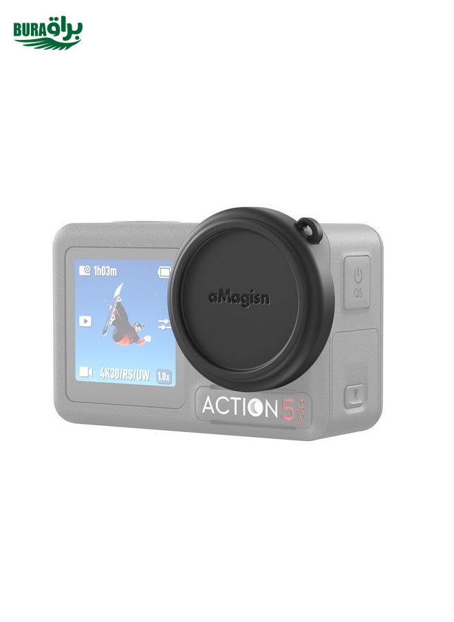 BURAQ For DJI Osmo Action 5 Pro / 4 / 3 aMagisn Silicone Lens Protective Cover  - Image 1