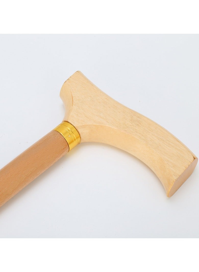 Luxury wooden crutch with durable and high-quality wooden handle. Cane length 86 cm. - Image 4