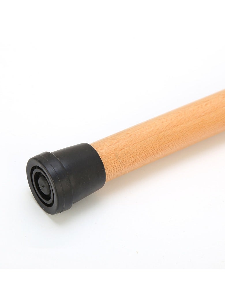 Luxury wooden crutch with durable and high-quality wooden handle. Cane length 86 cm. - Image 2