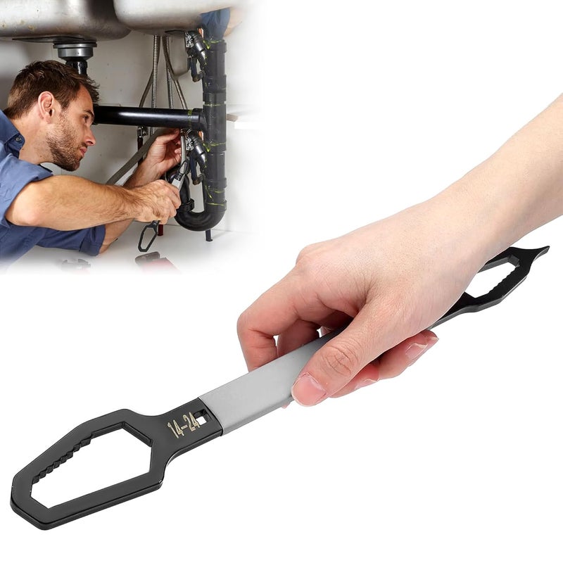 GLUN GLUN Double End Plum Combination Wrench Metal MultiFunction Universal Special Shaped Wrench Pack of 1  - Image 1