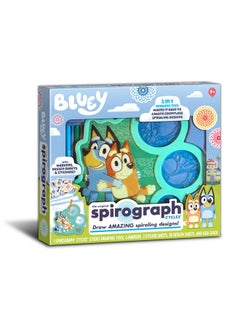 Spirograph Spirograph Cyclex Set Bluey - Drawing Kit, Arts and Crafts, Bluey Toys, Art Supplies, Stickers for Kids, Bluey Stickers, Spiral Art, Markers, Stickers, Design Sheet Included, Ages 5+  - Image 1