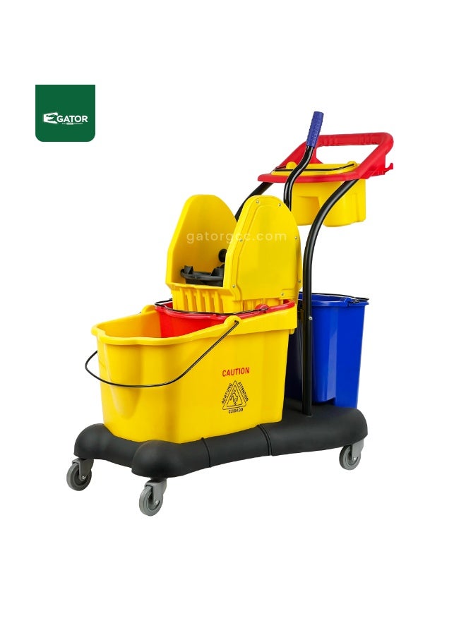 Gator Mop Bucket with Deluxe Wringer | 40LTR - Image 2