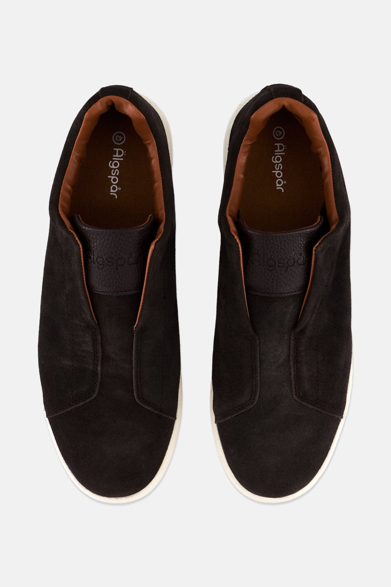 Algspar أحذية كاجوال للرجال من الجلد المدبوغ، بني داكن - Image 3