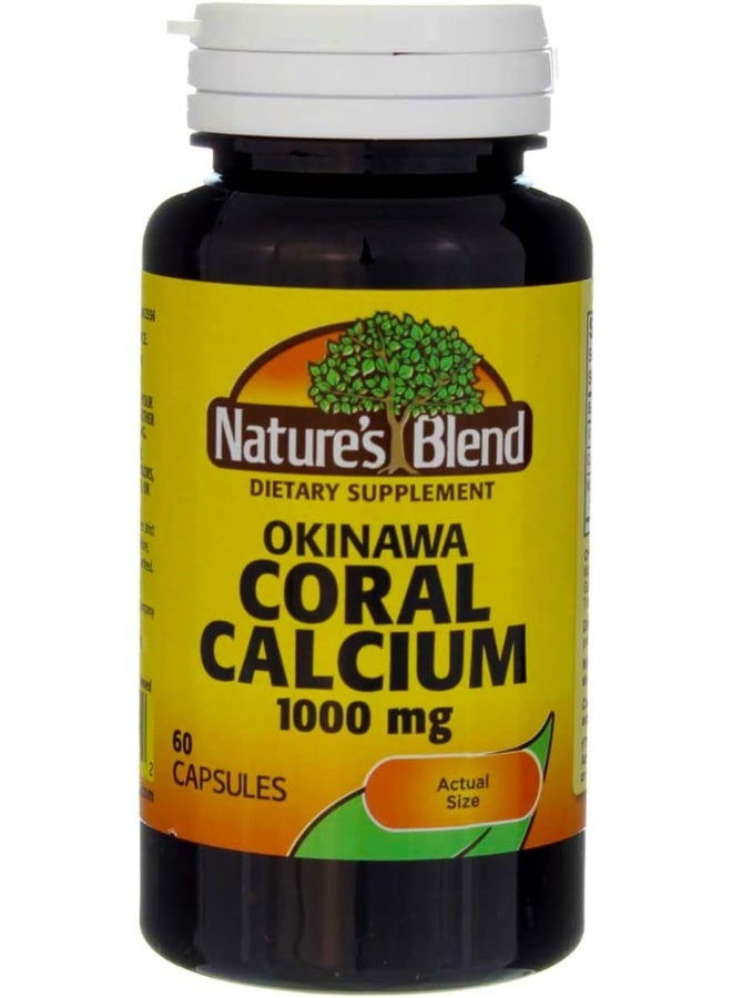 Nature's Blend Okinawa Coral Calcium 1,000 mg 60 Caps - Image 2