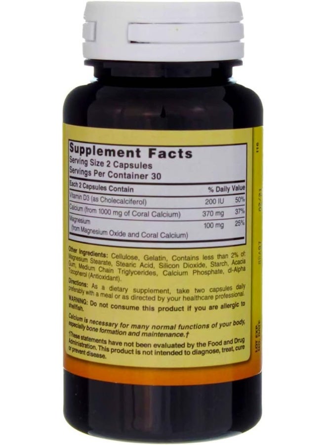 Nature's Blend Okinawa Coral Calcium 1,000 mg 60 Caps - Image 4