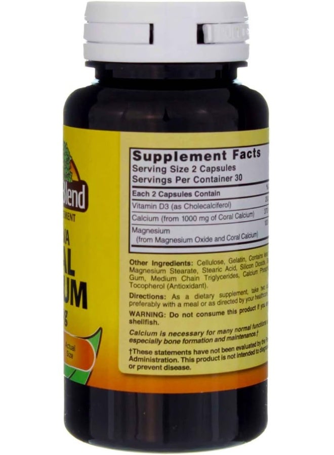 Nature's Blend Okinawa Coral Calcium 1,000 mg 60 Caps - Image 5